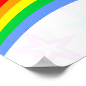 Corey Tiger 80s  Unicorns Rainbows Stars Poster (Hoek)