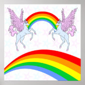 Corey Tiger 80s  Unicorns Rainbows Stars Poster (Voorkant)