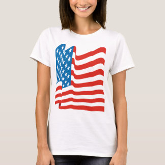 Corey Tiger 80s Vintage Amerikaanse Vlag T-shirt