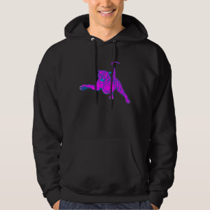 Corey Tiger 80s Vintage Felle Tijger Hoodie