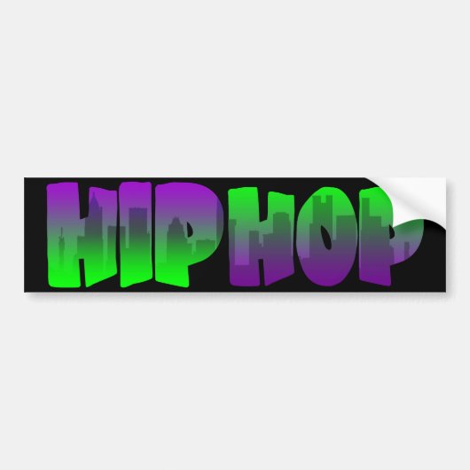 Corey Tiger 80s Vintage Hip Hop Bumpersticker (Voorkant)