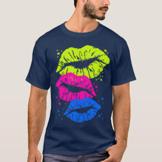 Corey Tiger 80s Vintage Lippen & Sterren Kusjes T-shirt