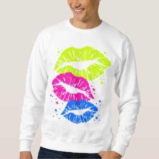 Corey Tiger 80s Vintage Lippen & Sterren Kusjes Trui