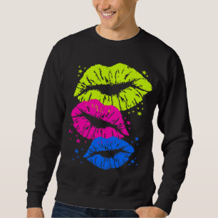 Corey Tiger 80s Vintage Lippen & Sterren Kusjes Trui