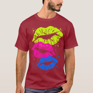 Corey Tiger 80s Vintage Lippen & Sterren Kussen T-shirt