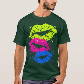 Corey Tiger 80s Vintage Lippen & Sterren Kussen T-shirt