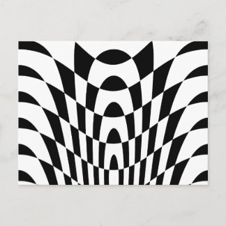Corey Tiger 80s Vintage Op Art Briefkaart