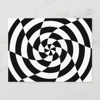 Corey Tiger 80s Vintage Op Art Briefkaart