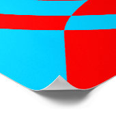 Corey Tiger 80s Vintage Op Art Poster (Hoek)