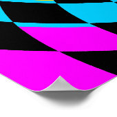 Corey Tiger 80s Vintage Op Art Poster (Hoek)