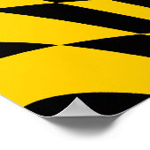 Corey Tiger 80s Vintage Op Art Poster (Hoek)