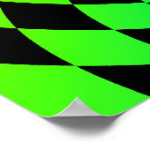 Corey Tiger 80s Vintage Op Art Poster (Hoek)