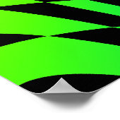 Corey Tiger 80s Vintage Op Art Poster (Hoek)