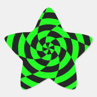 Corey Tiger 80s Vintage Op Art Ster Sticker