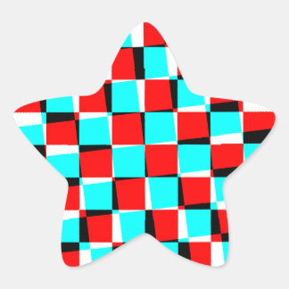 Corey Tiger 80s Vintage Op Art Ster Sticker