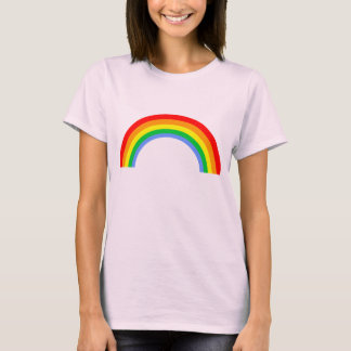 Corey Tiger 80s Vintage Regenboog T-shirt