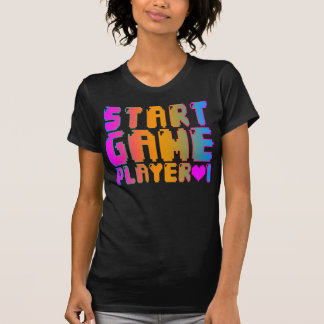 Corey Tiger 80s Vintage Start Game Speler 1 T-shirt