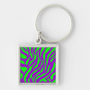 Corey Tiger 80s Vintage Tijgerstrepen Sleutelhanger