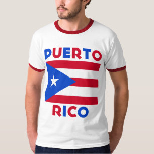 Corey Tiger 80's vlag Puerto Rico T-shirt