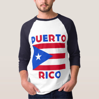 Corey Tiger 80's vlag Puerto Rico T-shirt