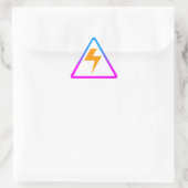 Corey Tiger 80s Zap Bliksemschicht Sticker (Tas)
