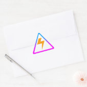 Corey Tiger 80s Zap Bliksemschicht Sticker (Envelop)