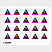 Corey Tiger 80s Zap Lightning Bolt Sticker (Vel)