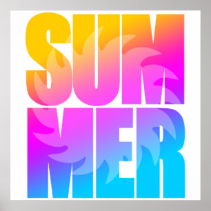 Corey Tiger 80s Zomerzon Poster