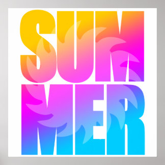 Corey Tiger 80s Zomerzon Poster