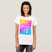 Corey Tiger 80s Zomerzon T-shirt (Voorkant volledig)