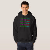 COREY TIGER JAREN 80 RETRO COMPUTER NERD HOODIE (Voorkant volledig)