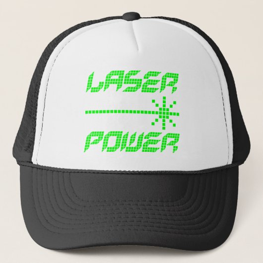 COREY TIGER JAREN 80 RETRO LASER POWER TRUCKER PET (Voorkant)