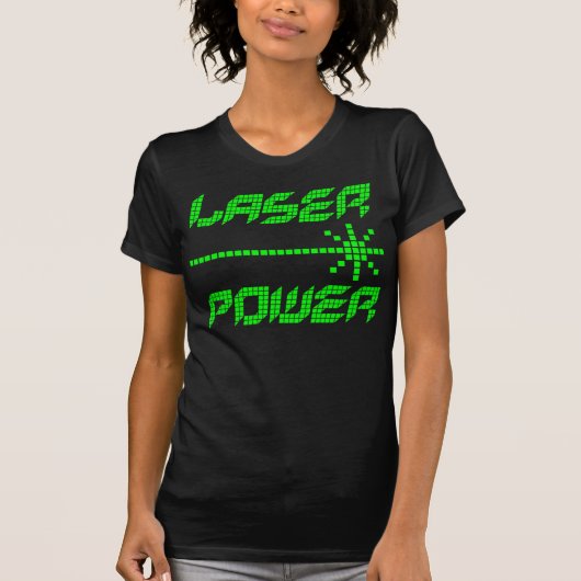 COREY TIGER JAREN 80 RETRO LASERKRACHT T-SHIRT (Voorkant)
