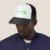 COREY TIGER JAREN 80 RETRO LASERSTRAAL TRUCKER PET (In situ)