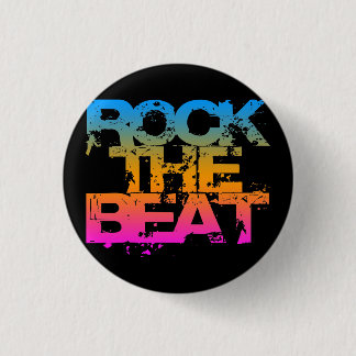 Corey Tiger jaren 80 Retro Rock The Beat Ronde Button 3,2 Cm