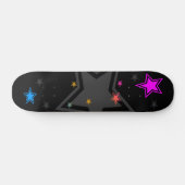 COREY TIGER JAREN 80 RETRO STERREN DISCO SKATEBOARD (Horizontaal)