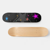 COREY TIGER JAREN 80 RETRO STERREN DISCO SKATEBOARD (Horizontaal)