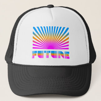 COREY TIGER JAREN '80 RETRO TOEKOMST SUNBURST JAPA TRUCKER PET