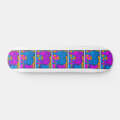 COREY TIGER JAREN '80 TIGER SCÈNE WIT PERSOONLIJK SKATEBOARD (Horizontaal)