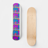 COREY TIGER JAREN '80 TIGER SCÈNE WIT PERSOONLIJK SKATEBOARD (Voorkant)