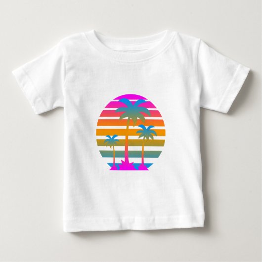COREY TIGER RETRO ZONSONDERGANG PALMBOMEN (Voorkant)