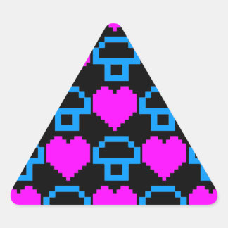 Corey Tijger 80s 8-bit Paddenstoelen Harten Sticker
