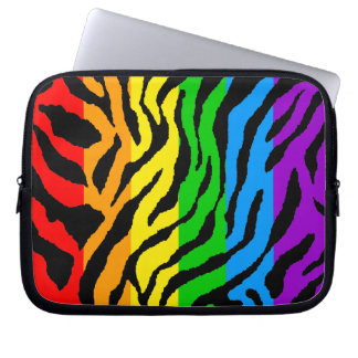 Corey Tijger 80s Neon Tijgerprint Laptop Sleeve