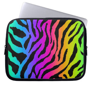 Corey Tijger 80s Neon Tijgerprint Laptop Sleeve