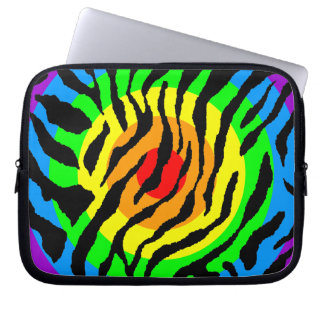 Corey Tijger 80s Neon Tijgerprint Laptop Sleeve