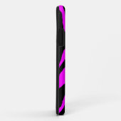 Corey Tijger 80s Neon Tijgerstrepen (Fuchsia Roze) Case-Mate iPhone Case (Achterkant/rechts)