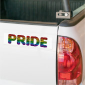 Corey Tijger 80s Retro Pride Regenboog Bumpersticker (Op Truck)