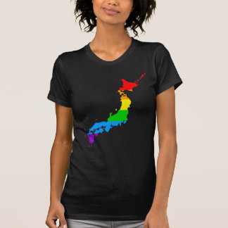 Corey Tijger 80s Stijl Japan Regenboog T-shirt