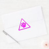 Corey Tijger 80s Tijgerklauw Driehoek Sticker (Envelop)