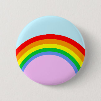 Corey Tijger 80s Vintage Regenboog Ronde Button 5,7 Cm
